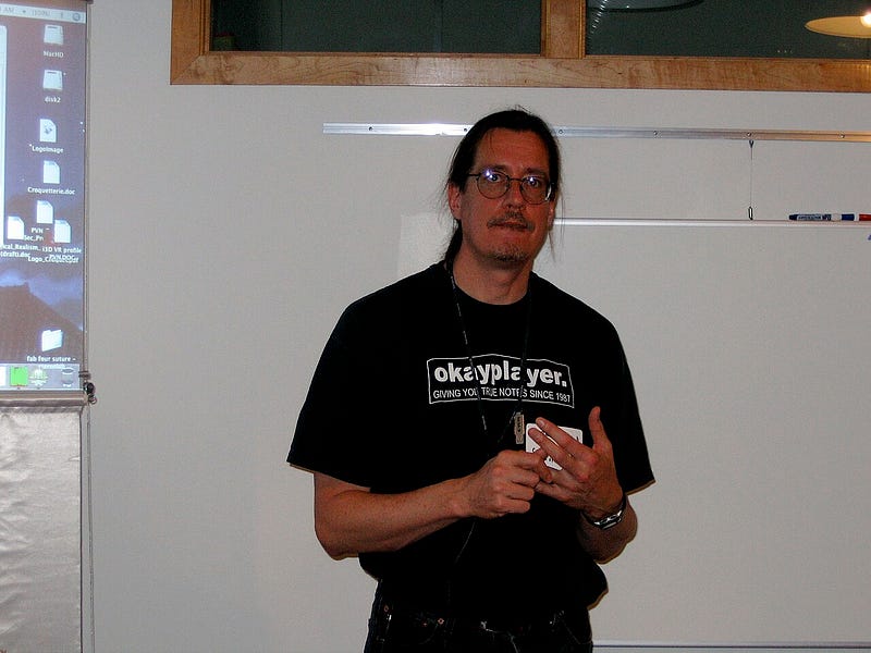 Mark McCahill, creator of the Gopher protocol, 2006. Photo by Tim Wilson, CC BY 2.0, via Wikimedia Commons.