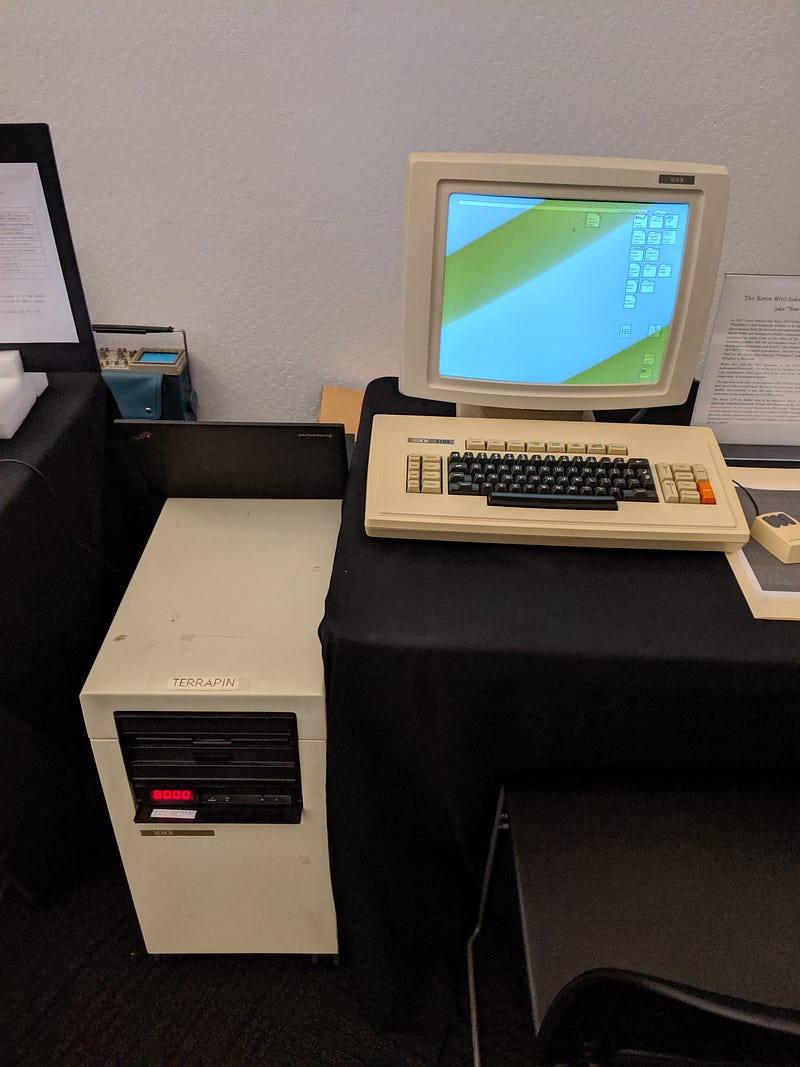 The Xerox 8010 Star workstation, 1981