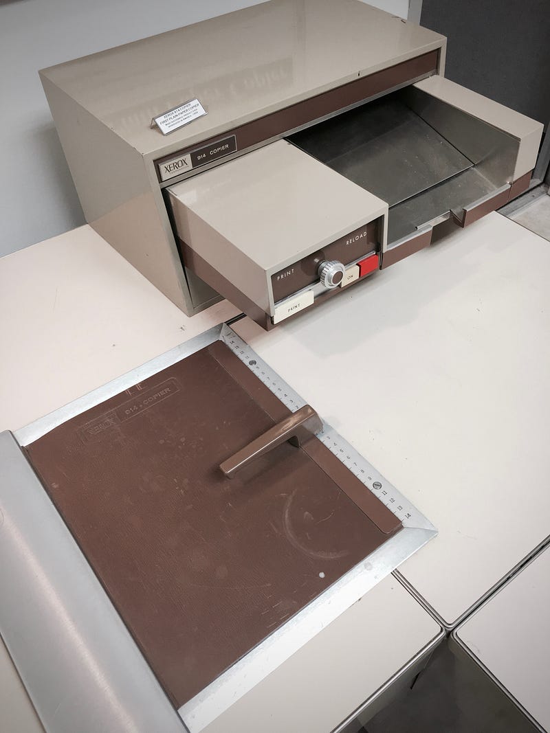 The Xerox 914 plain-paper copier