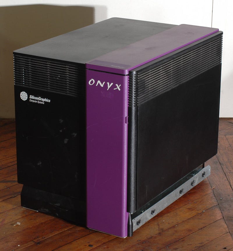 The SGI Onyx visualization system.