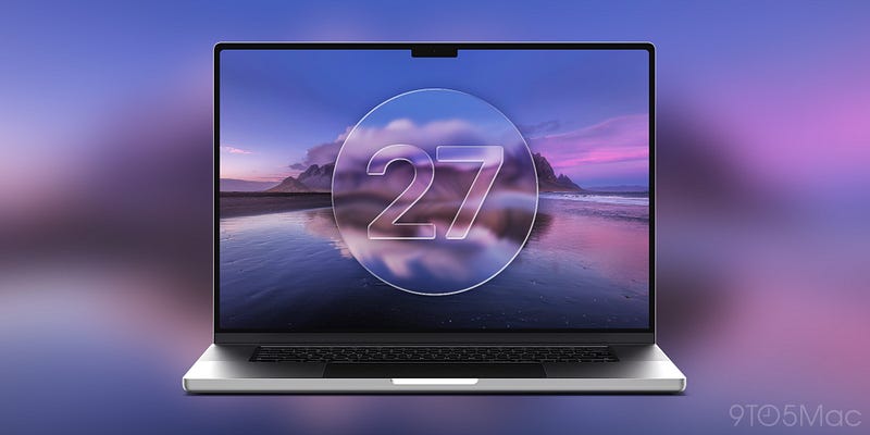 macOS 27 mockup