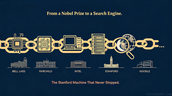 Cover illustration for "From a Nobel Prize to a Search Engine" — macaron palette vector art.