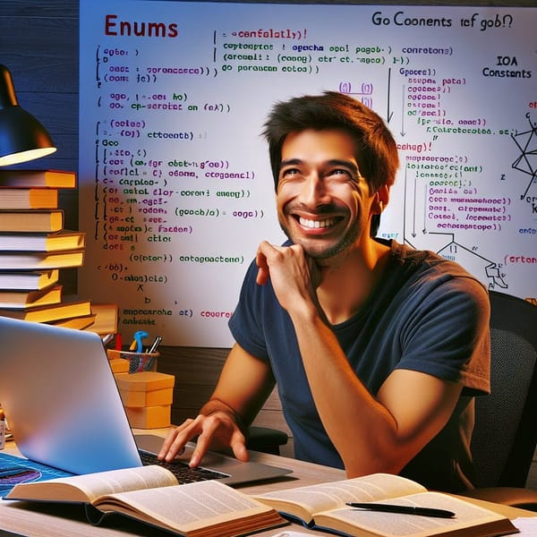 Golang iota, not enums